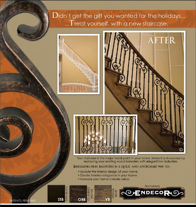 New style Iron Spindles - Endecor